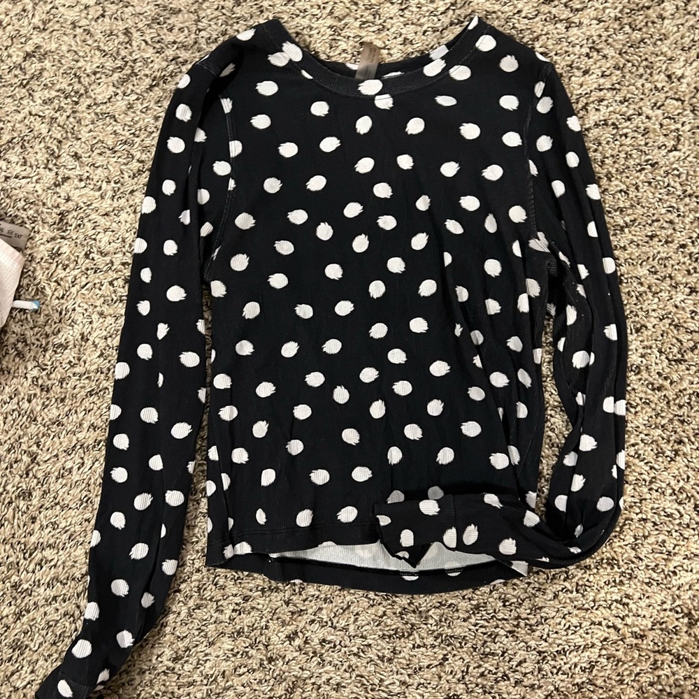 Outdoor Voices Polkadot Workout Crop